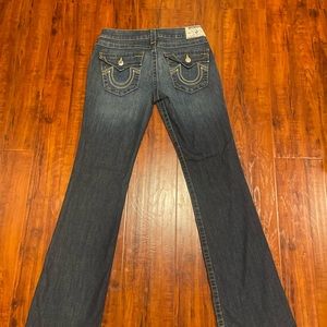 True Religion boot cut low rise jeans size 29